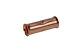 1/0 Awg Temco Butt Splice Connector Bare Copper Uninsulated Gauge. One Count