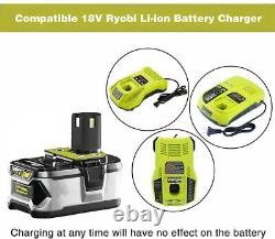 1/4For RYOBI P108 5/9Ah 18V One+ Plus High Capacity Battery 18 Volt Lithium-Ion