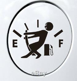 1 PC Funny HIGH GAS CONSUMPTION DECAL FUEL GAGE EMPTY Vinyl DECAL CAR STICKER US