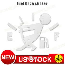 1-pcs Funny Car Vinyl Sticker High Gas Consumption Decal Fuel Gage Empty NEW