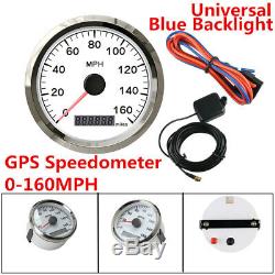 12/24V 85mm 0-160MPH IP65 GPS Digital Speedometers Gauges Durable for Car Truck