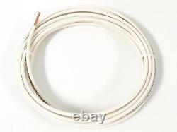 150' Feet Thhn Thwn-2 8 Awg Gauge White Stranded Copper Building Wire Vw-1