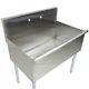 16-gauge Stainless Steel One Compartment Commercial Utility Sink 36 X 21 X 1