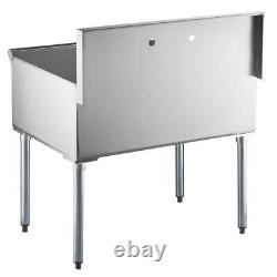 16-Gauge Stainless Steel One Compartment Utility Sink 36 x 24 x 14 Bowl