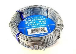 18-Gauge Galvanized Utility Steel Wire Rolls For Home Craft Project