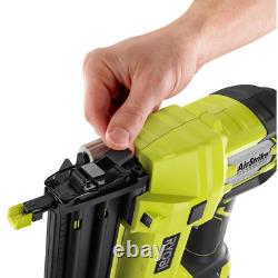 18-Volt ONE+ 18-Gauge Cordless Brad Nailer with Fixed Base Trim Router Tools Only