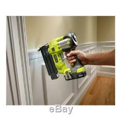 18-Volt ONE+ Cordless AirStrike 18-Gauge Brad Nailer Kit with 1.3 Ah Battery and