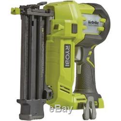 18-Volt ONE+ Cordless AirStrike 18-Gauge Brad Nailer Tool Only With Sample Nails