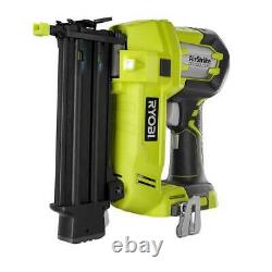 18-Volt ONE+ Cordless AirStrike 18-Gauge Brad Nailer (Tool Only) with Sample