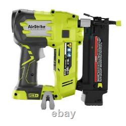 18-Volt ONE+ Cordless AirStrike 18-Gauge Brad Nailer (Tool Only) with Sample