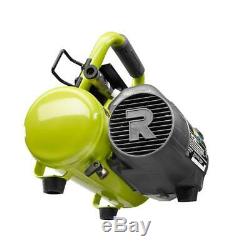 18-Volt One+ Cordless 1 Gal. Portable Air Compressor With 18-Gauge 2-1/8 In. Bra