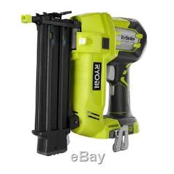 18-Volt One+ Lithium-Ion Cordless Airstrike 18-Gauge Brad Nailer With (1) 1.5 Ah