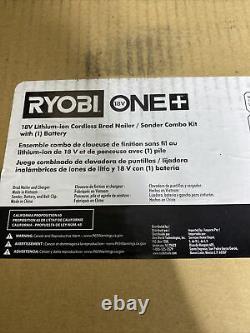 18V ONE+ Cordless 18-Gauge Brad Nailer & 5 Random Orbit Sander Combo Kit P-14