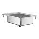 19w X 13l 16 Gauge Stainless Steel One Compartment Drop-in Sink