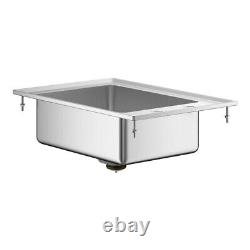 19W x 13L 16 Gauge Stainless Steel One Compartment Drop-In Sink