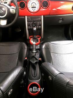 2001-2006 BMW MINI Cooper/S/ONE R50 R52 R53 Red Interior Dial Trim Kit 12pc