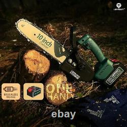 20V Cordless Chainsaw 10 25cm One-Hand Saw Wood Cutter for Makita Battery
