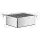 21w X 23l 16 Gauge Stainless Steel One Compartment Drop-in Sink