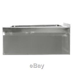 25 16-Gauge Stainless Steel One Compartment Floor Kitchen Mop Sink 20 x 16