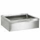 25' 16-gauge Stainless Steel One Compartment Floor Mop Sink 20'x 16'x6' Bowl