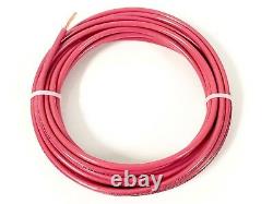250' Feet Thhn Thwn-2 8 Awg Gauge Red Stranded Copper Building Wire Vw-1