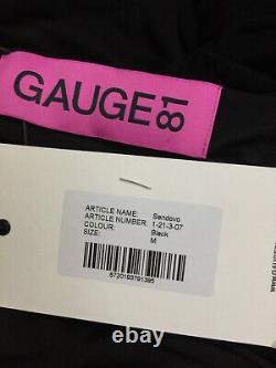 $250 Gauge81 Women's Black Solid Long Sleeves Sandovo One Piece Bodysuit Size M