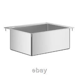 25W x 31L 16 Gauge Stainless Steel One Compartment Drop-In Sink
