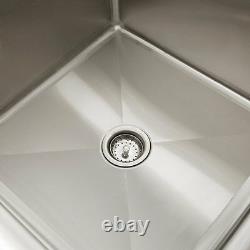 28 Stainless Steel NSF One Compartment Commercial Restaurant Kitchen Sink