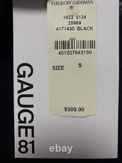 $300 Gauge 81 Women's Black One Sleeve Mini Dress Size S