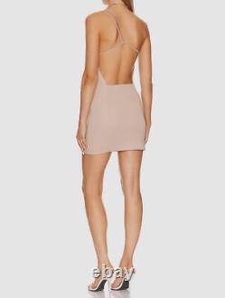 $320 Gauge 81 Women's Beige One Shoulder Colorado Mini Dress Size S