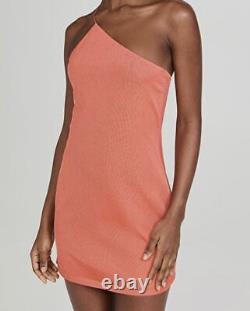 $351 Gauge81 Women's Orange Beja One Shoulder Short Mini Dress Size S