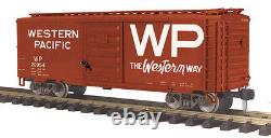 70-74088 MTH ONE GAUGE- Western Pacific (#20954) 40' Box Car SPECIAL DEAL