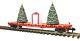 70-76059 Flat Car Withlighted Christmas Trees One Gauge Railking