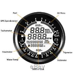85mm GPS Digital Speedometer Odometer Gauge For ATV Car Truck Marine Tachometer