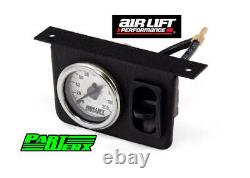 Air Lift Single Needle Gauge Pressure Dial Panel with One Paddle Switch 200 PSI