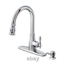 All-in-One 33 in Kitchen Sink Stainless Steel 2-Hole 60/40 Double Bowl w Faucet