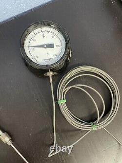 Ashcroft Duratemp Gas Actuated Temperature Gauge + Line Probe