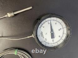 Ashcroft Duratemp Gas Actuated Temperature Gauge + Line Probe