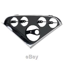 Autometer for 55-59 Chevy Trucks 5-Gauge Dash Panel Fits one 3-3/8in Tach/Speed