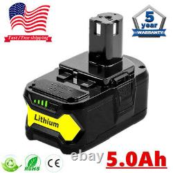 Battery / Charger For RYOBI P108 18V One+ Plus High Capacity 18 Volt Lithium-Ion