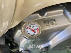 Black Engine Oil Thermometer Gauge Temp Meter For Honda Trail Hunter CT125