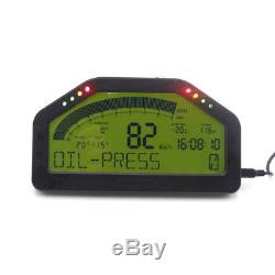 Car Dash Bluetooth OBDII Race Gauge LCD Display Rally Meter RPM Speed Temp Fuel