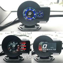 Car Digital OBD2 Speedometer HD LCD Head Up Display Overspeed KM/H Warning Alarm