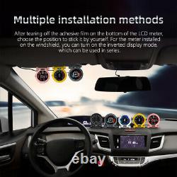 Car OBD2 Speedometer Head Up Display Overspeed MPH/KM Speed Warning Alarm