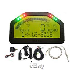 Car Trucks Dashboard LCD Rally Gauge Dash Race Display Bluetooth Full Sensor Kit