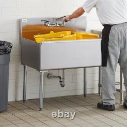 Commercial Kitchen Stainless Steel 36 Utility Prep 1 One Compartment Sink Bowl