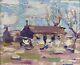 Exceptional Early 20th C. Jack Gage Stark Ca Impressionist Silver City, Nm Oil