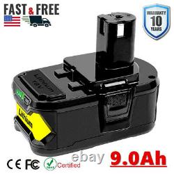For RYOBI P108 18V 6.0Ah One+ Plus High Capacity Lithium-Ion Battery/Charger New
