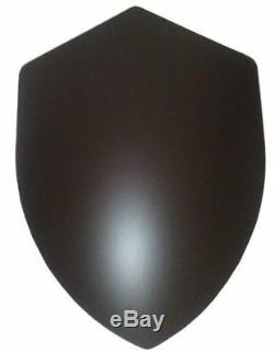 Four Point Shield Blank 16 Gauge Steel Battle Ready Natural One Size