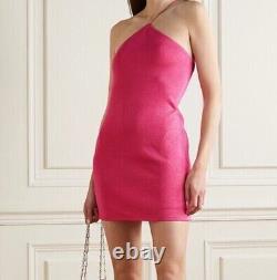 GAUGE81 Beja One-shoulder Pink Knitted Mini Dress in XS